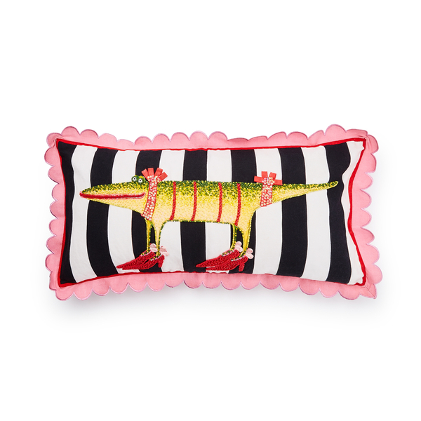 patience brewster gloria alligator striped lumbar throw pillow 23 patience brewster gloria alligator striped lumbar throw pillow 23
