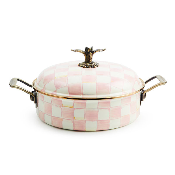 rosy check 5 qt. casserole 229 rosy check 5 qt. casserole 229
