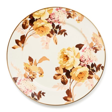 wild rose white charger/plate 16 wild rose white charger/plate 16