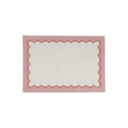 Tavola Pink Scalloped Placemats - Set of 4 21 Tavola Pink Scalloped Placemats - Set of 4 21