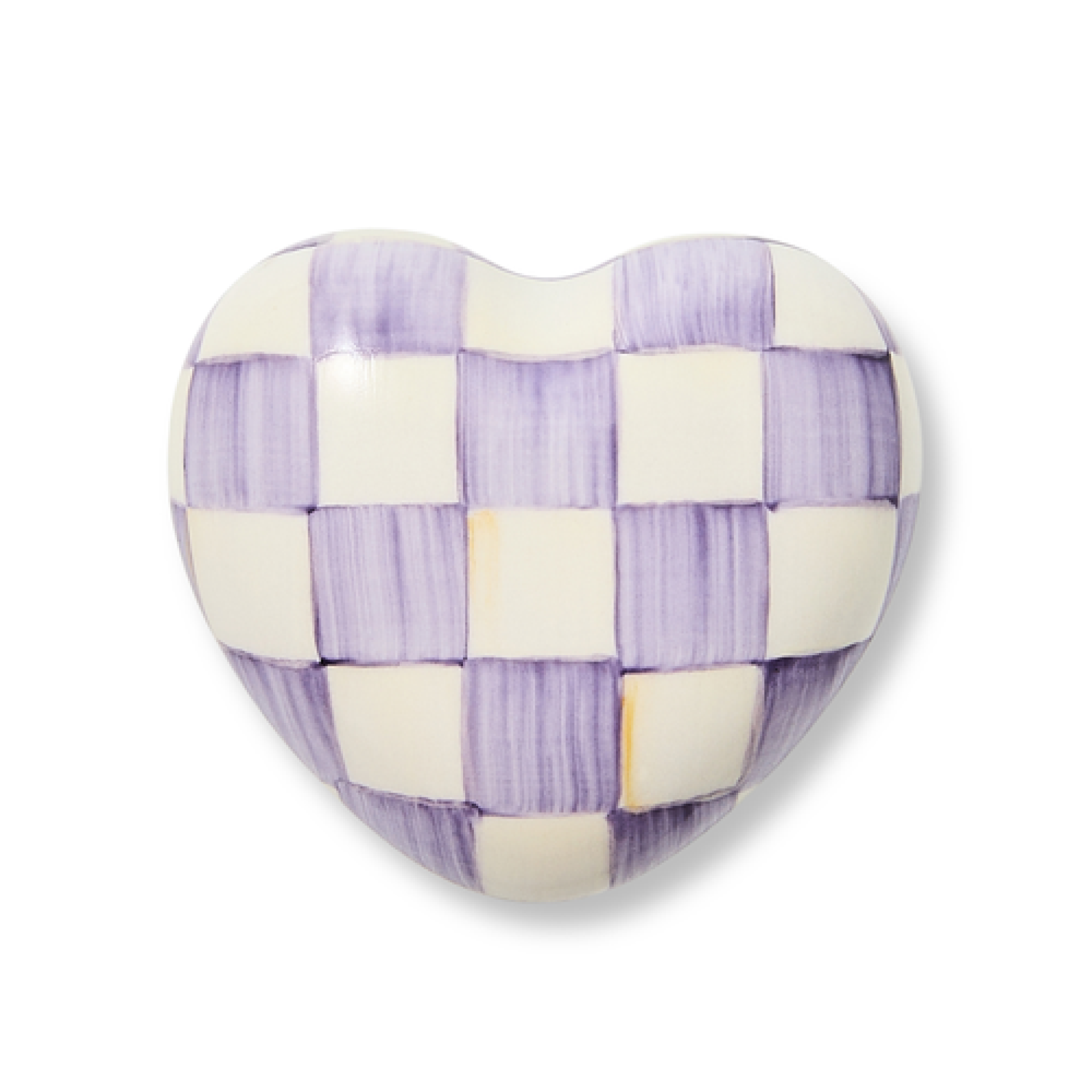 violet check heart knob 33 violet check heart knob 33