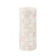 rosy check capiz small vase 96 rosy check capiz small vase 96