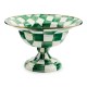 emerald check large compote 15 emerald check large compote 15