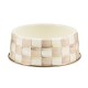 mocha check large pet dish 154 mocha check large pet dish 154