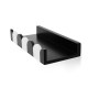 scalloped black & white floating shelf 74 scalloped black & white floating shelf 74