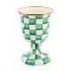 emerald check pedestal vase 87 emerald check pedestal vase 87