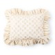 mocha check lumbar throw pillow with ruffle 126 mocha check lumbar throw pillow with ruffle 126
