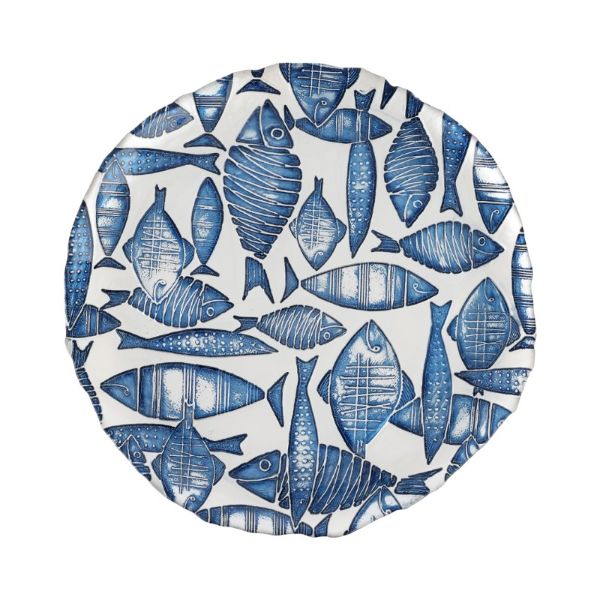 Isola Glass Round Platter 15 Isola Glass Round Platter 15