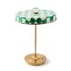emerald check led rechargeable disk table lamp 20 emerald check led rechargeable disk table lamp 20