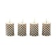 courtly check flameless votives, set of 4 73 courtly check flameless votives, set of 4 73