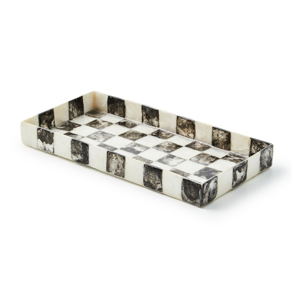 courtly check capiz vanity tray 120 courtly check capiz vanity tray 120