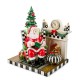 check it out santa by fireplace illuminated figurine 53 check it out santa by fireplace illuminated figurine 53