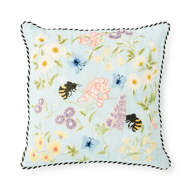 floral and bee throw pillow 188 floral and bee throw pillow 188