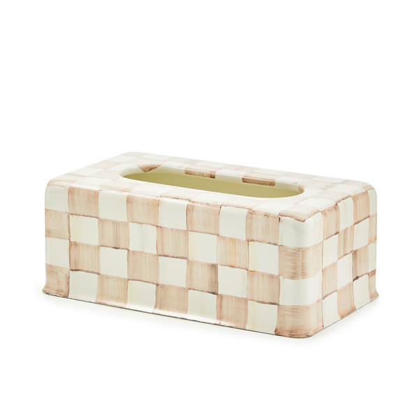 mocha check standard tissue box cover 83 mocha check standard tissue box cover 83