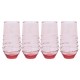 Amalia Acrylic Large Tumbler Set/4 - Coral 90 Amalia Acrylic Large Tumbler Set/4 - Coral 90