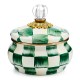 emerald check squashed pot 19 emerald check squashed pot 19