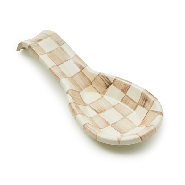mocha check spoon rest 72 mocha check spoon rest 72