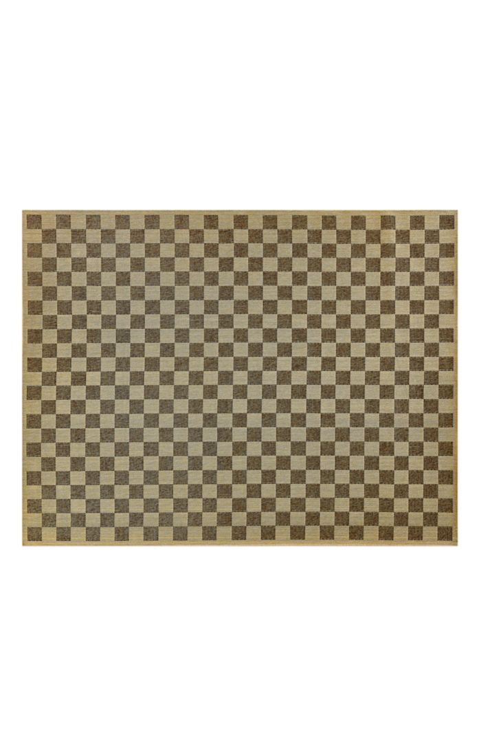black check 8 x 10 indoor/outdoor rug 21 black check 8 x 10 indoor/outdoor rug 21