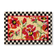 red poppies entrance mat 2 red poppies entrance mat 2