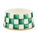 emerald check medium pet dish 92 emerald check medium pet dish 92