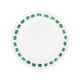 Lisbon Green Stitch Dinner Plate 24 Lisbon Green Stitch Dinner Plate 24