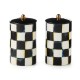 courtly check farmhouse salt & pepper set 134 courtly check farmhouse salt & pepper set 134
