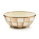 mocha check everyday bowl 22 mocha check everyday bowl 22