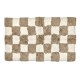 checkerboard taupe bath rug 90 checkerboard taupe bath rug 90
