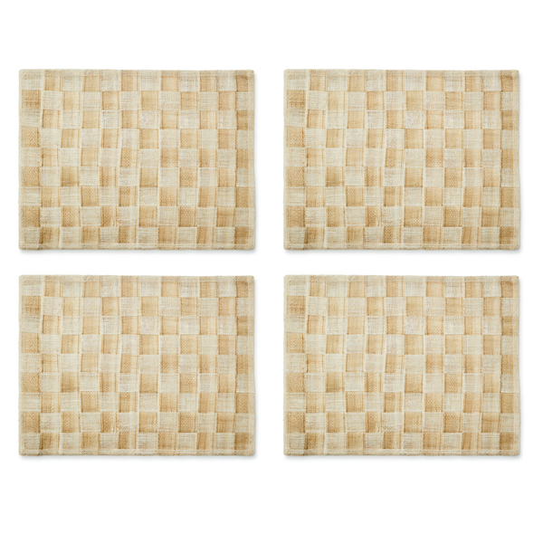 flax sinamay placemats, set of 4 34 flax sinamay placemats, set of 4 34