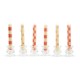 pink mini dinner candles, set of 6 4 pink mini dinner candles, set of 6 4