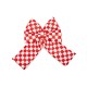 red check large bow 114 red check large bow 114