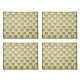 green sinamay placemats, set of 4 36 green sinamay placemats, set of 4 36