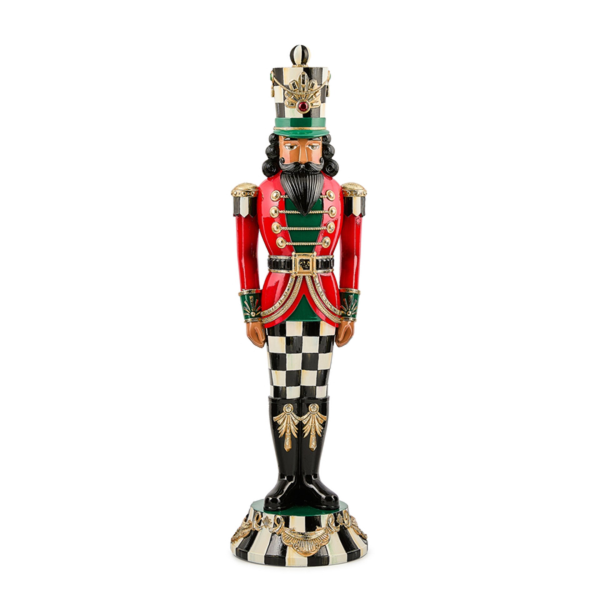 courtly classic resin black nutcracker 41 courtly classic resin black nutcracker 41