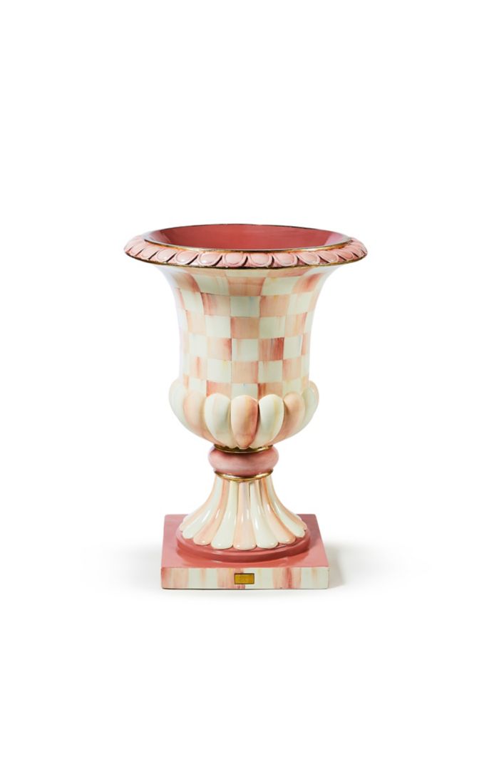 rosy check pedestal urn 39 rosy check pedestal urn 39