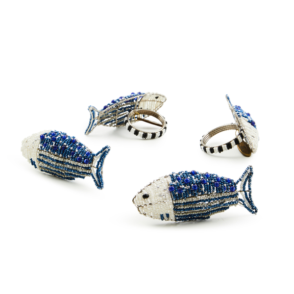 go fish napkin rings, set of 4 148 go fish napkin rings, set of 4 148