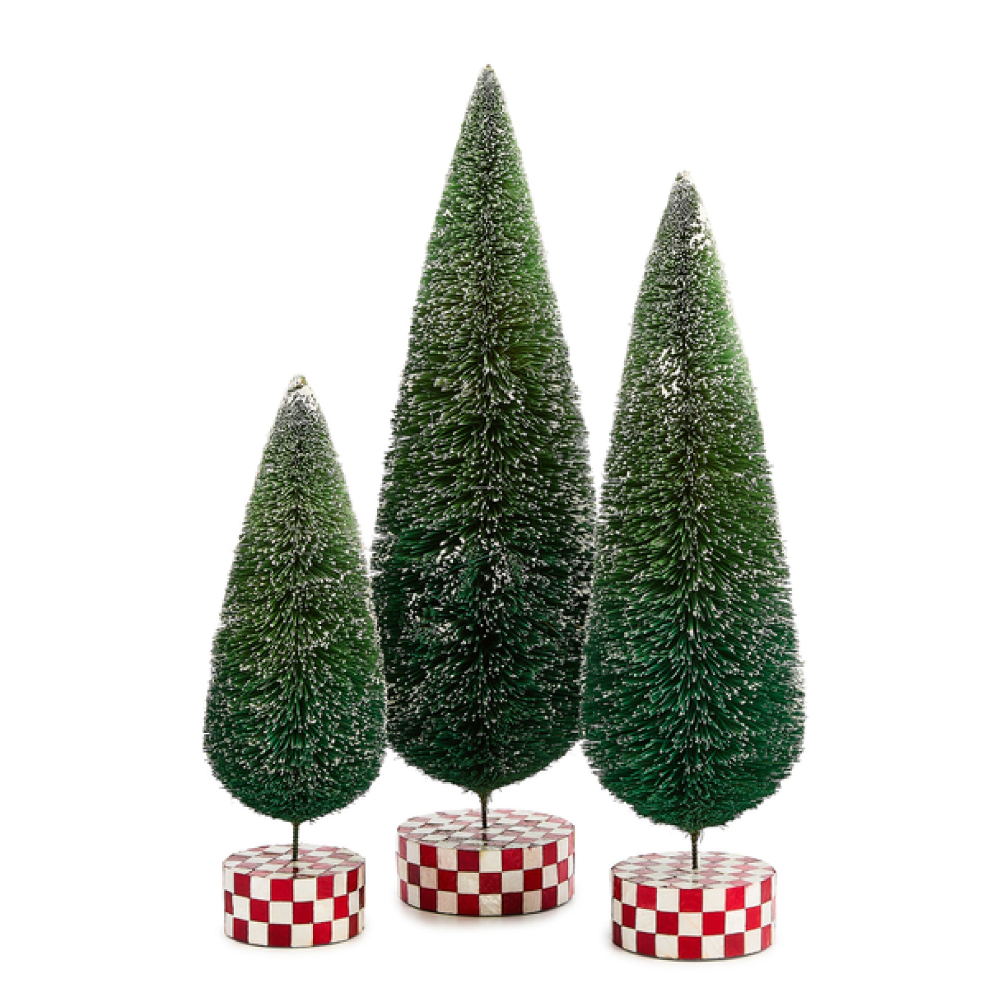 check it out bottle brush trees, set of 3 73 check it out bottle brush trees, set of 3 73