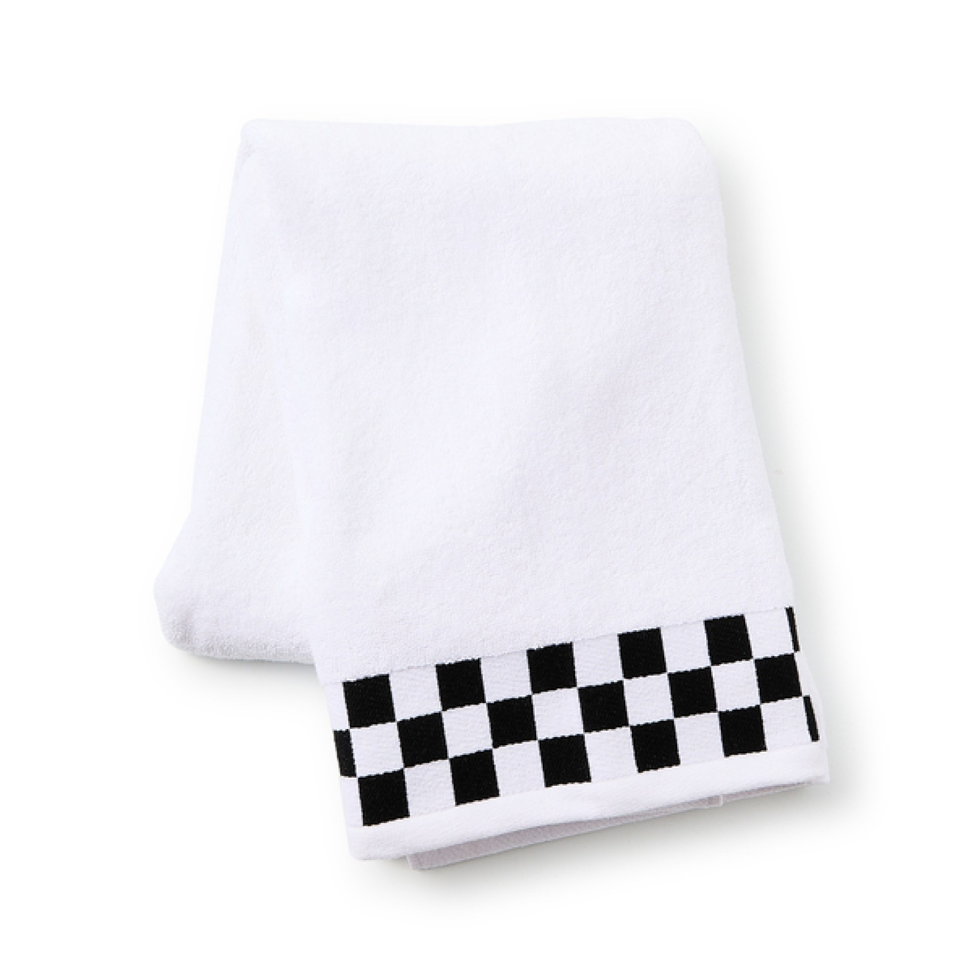 bath towel with black check border 113 bath towel with black check border 113