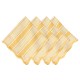 Cabana Stripe Napkin Set/4 - Sunshine 96 Cabana Stripe Napkin Set/4 - Sunshine 96