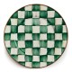 emerald check salad plate 7 emerald check salad plate 7