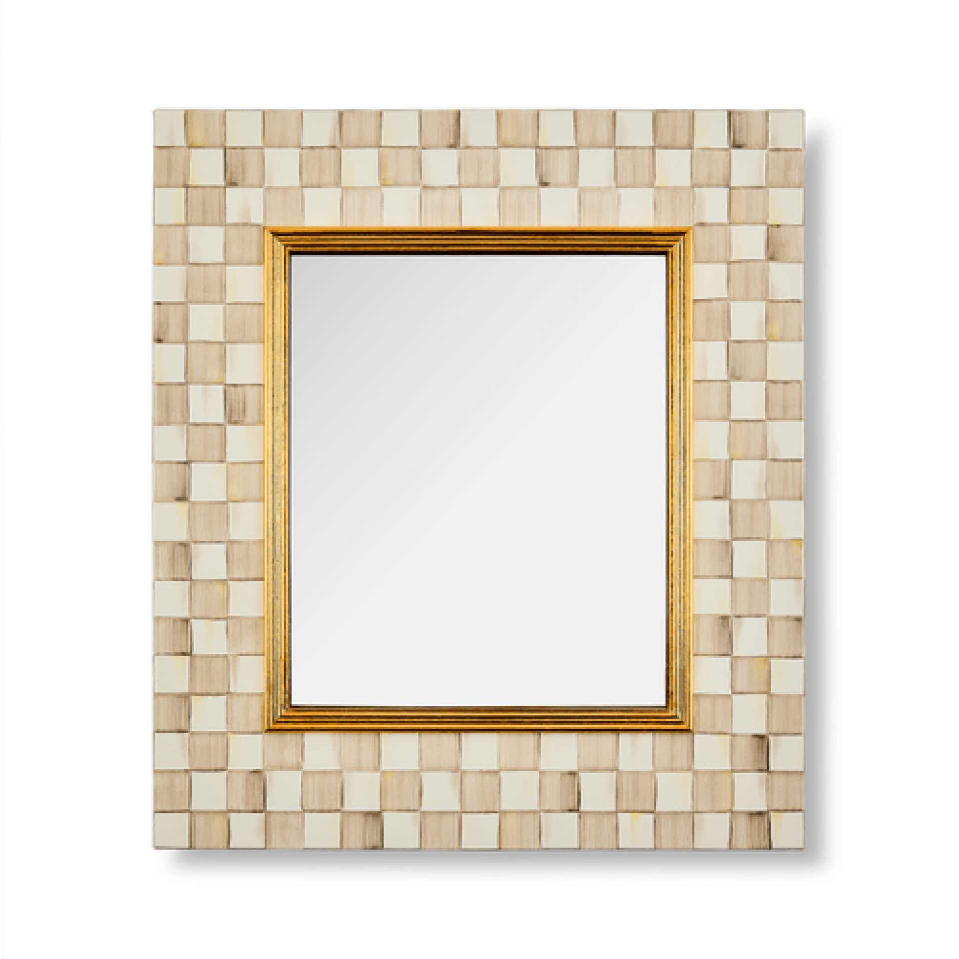 mocha check enamel wall mirror 23 mocha check enamel wall mirror 23