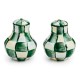 emerald check salt & pepper shakers 27 emerald check salt & pepper shakers 27
