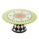 calico pedestal platter 19 calico pedestal platter 19
