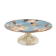 wild rose slate small pedestal platter 45 wild rose slate small pedestal platter 45