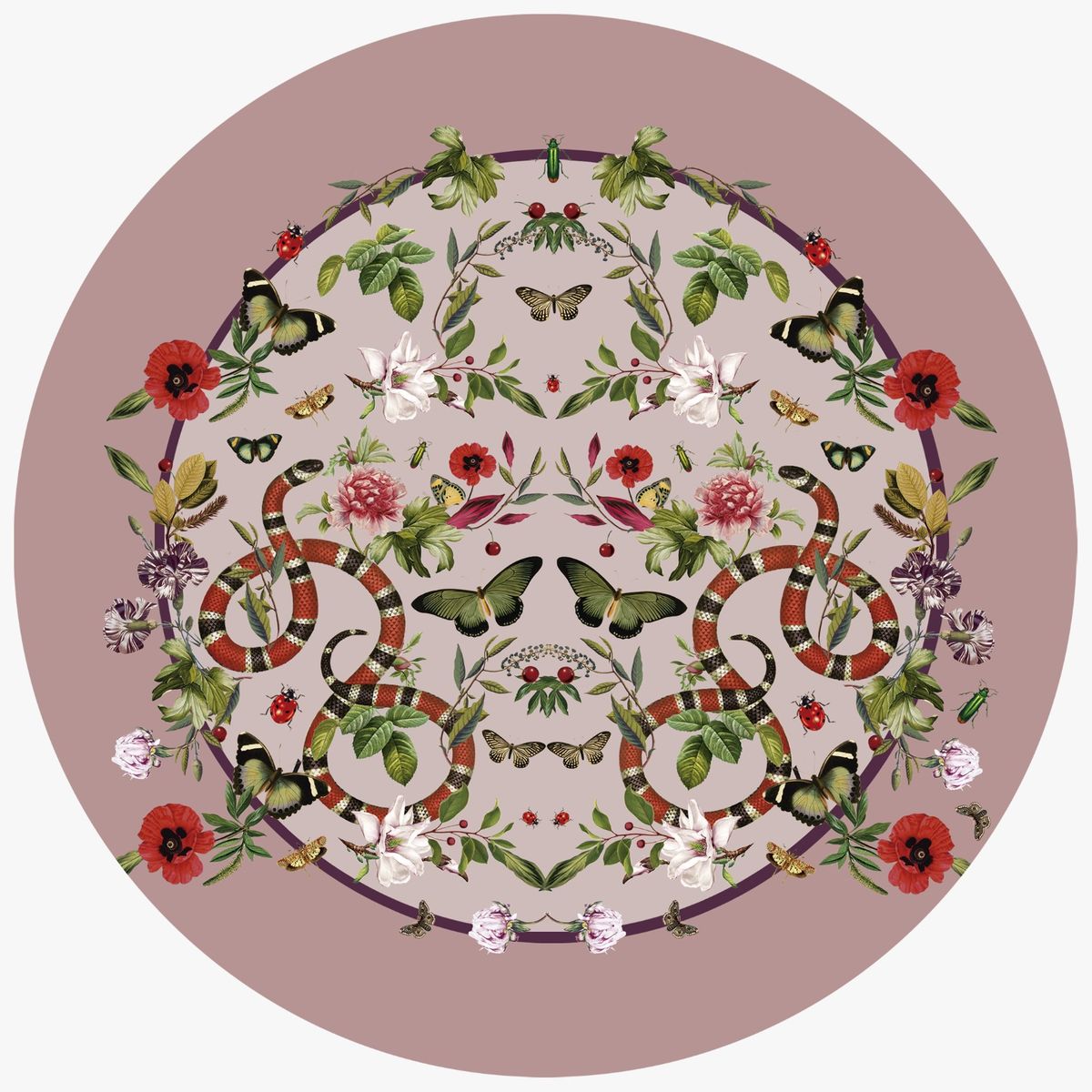 LAZY SUSAN PINK SERPENT 38 LAZY SUSAN PINK SERPENT 38