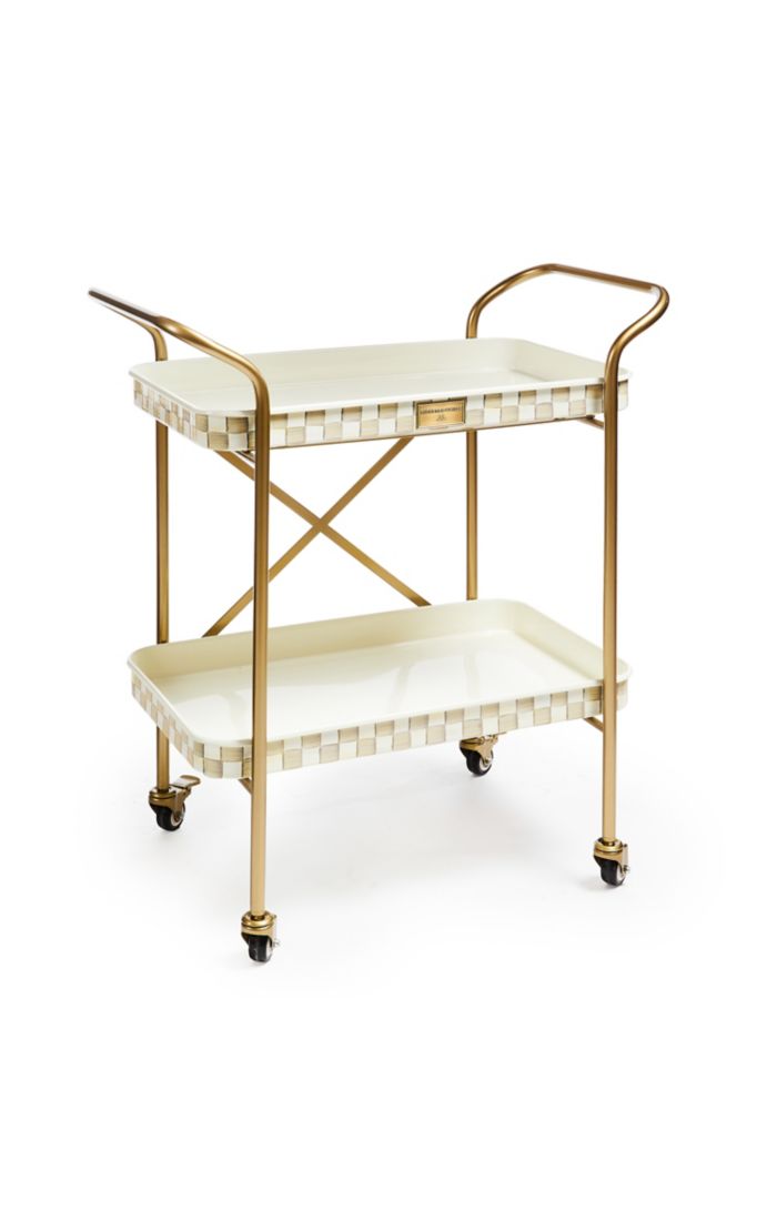 mocha check 2-tier kitchen cart 1 mocha check 2-tier kitchen cart 1