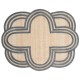 Scallop Stripe Placemat - Chambray 39 Scallop Stripe Placemat - Chambray 39