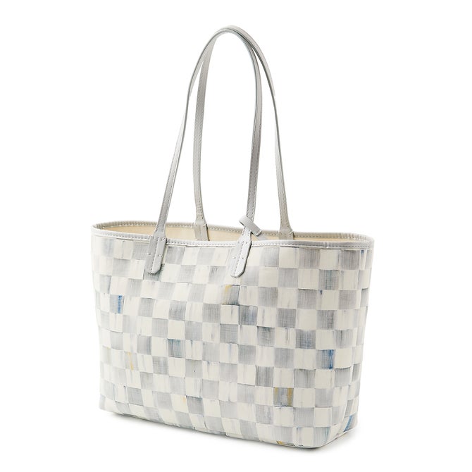 Sterling Check Medium Marche Tote 1 Sterling Check Medium Marche Tote 1