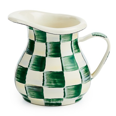 emerald check creamer 10 emerald check creamer 10