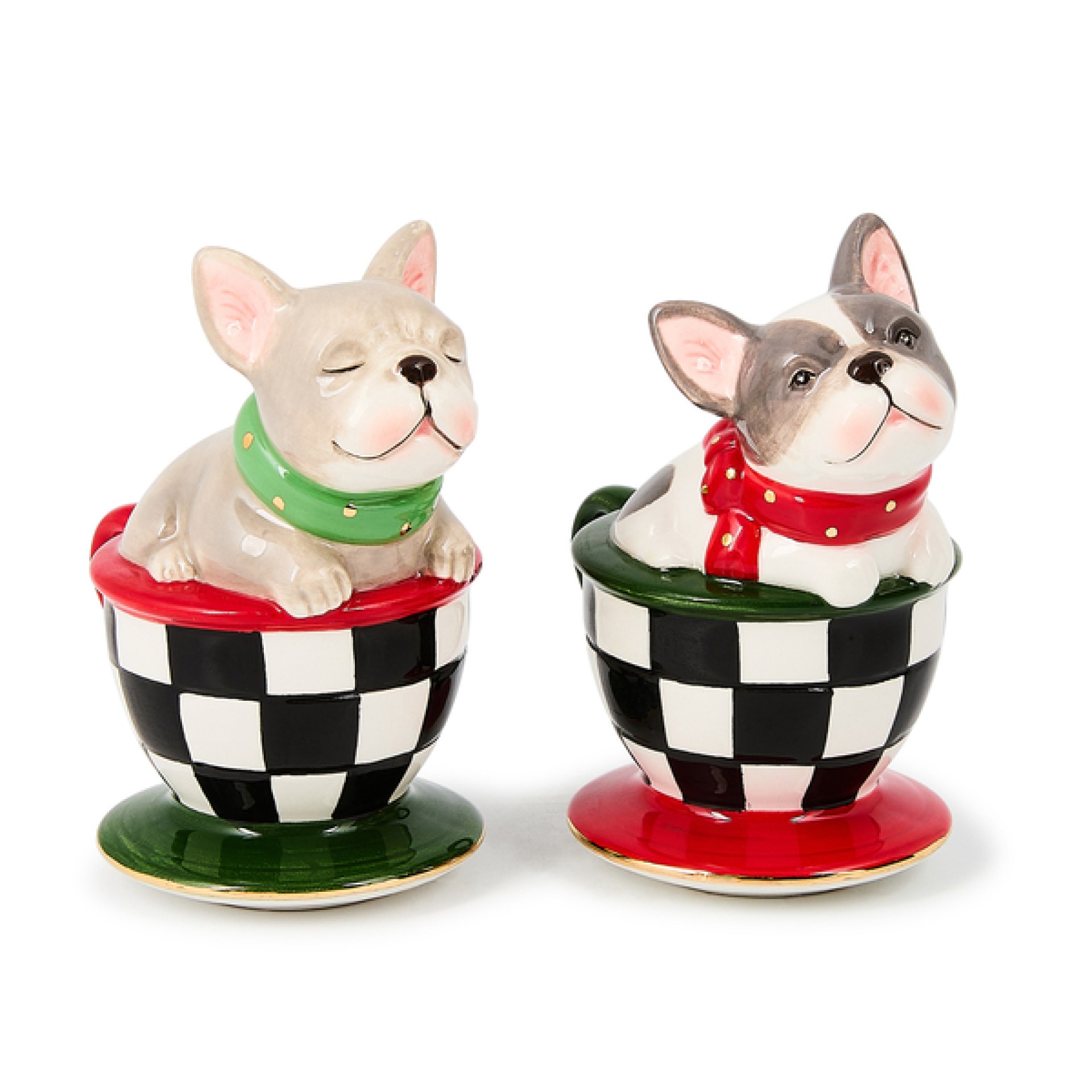 check it out french bulldog salt & pepper set 4 check it out french bulldog salt & pepper set 4