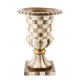 mocha check tabletop pedestal urn 48 mocha check tabletop pedestal urn 48